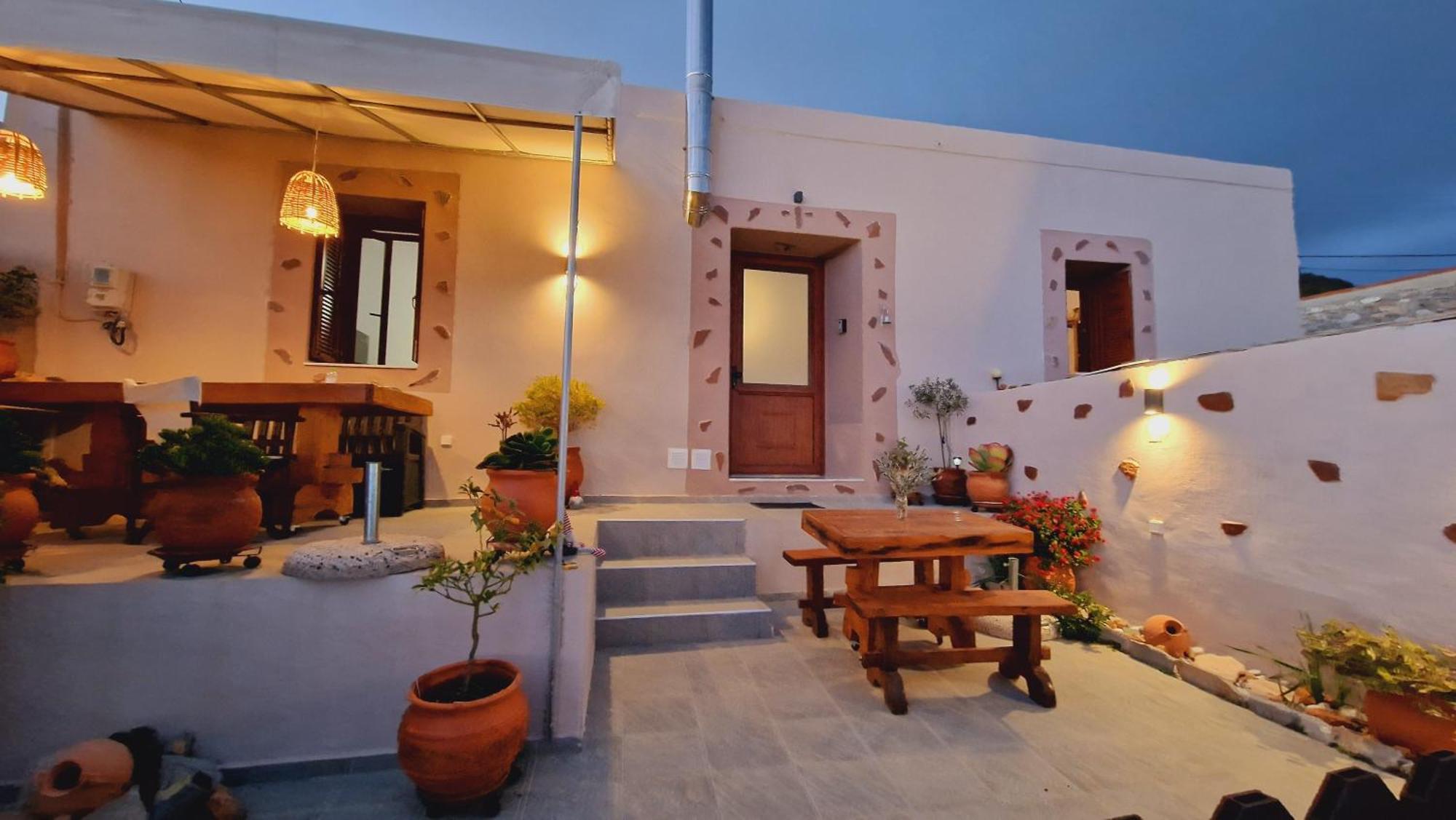 Вилла Seva Monolithos House Экстерьер фото